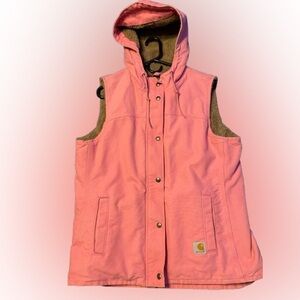Carhartt women’s Sandstone Berkley hooded vest Large